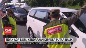 VIDEO: Tidak Ada SIKM, Kendaraan Dipaksa Putar Balik