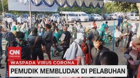 VIDEO: Pemudik Membludak di Pelabuhan
