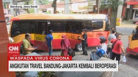 VIDEO: Angkutan Travel Bandung-Jakarta Kembali Beroperasi