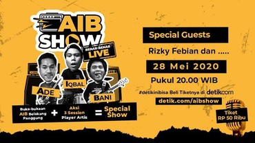 AIB Show Lagi Live di detikcom, Yuk Ditonton!