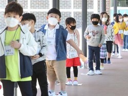 Ratusan Sekolah Korea Selatan Ditutup Lagi karena Lonjakan Kasus Corona