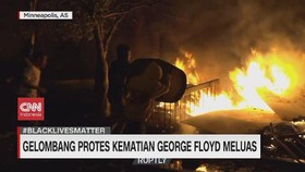 VIDEO: Aksi Protes Kematian George Floyd Meluas