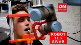 VIDEO: Pemerintah Denmark Bikin Robot Untuk Tes Swab