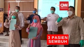VIDEO: 3 Pasien Covid-19 Sembuh di Tasikmalaya