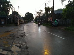 Sempat Banjir, Genangan di Jalan Soemanta Diredja Kota Bogor Sudah Surut