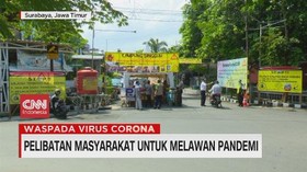 VIDEO: Warga Bantu Pemkot Surabaya Atasi Corona