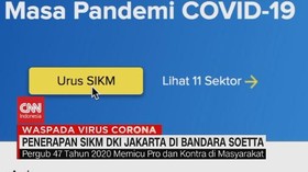 VIDEO: Penerapan SIKM DKI Jakarta di Bandara Soetta