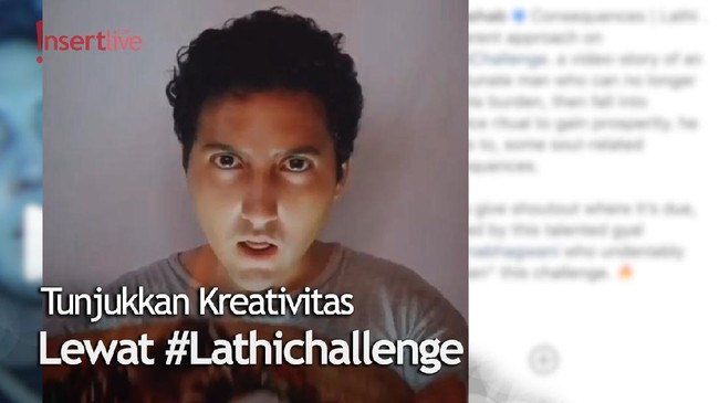 Ikutan Lathi Challenge, Aaron Ashab Curi Perhatian