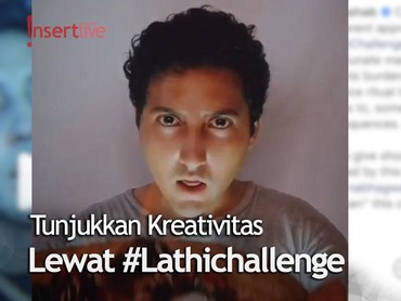 Ikutan Lathi Challenge, Aaron Ashab Curi Perhatian