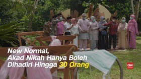 VIDEO: New Normal, Akad Nikah Dihadiri Maksimal 30 Orang