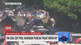 VIDEO: Tak Ada Cek Poin, Kawasan Puncak Padat Merayap