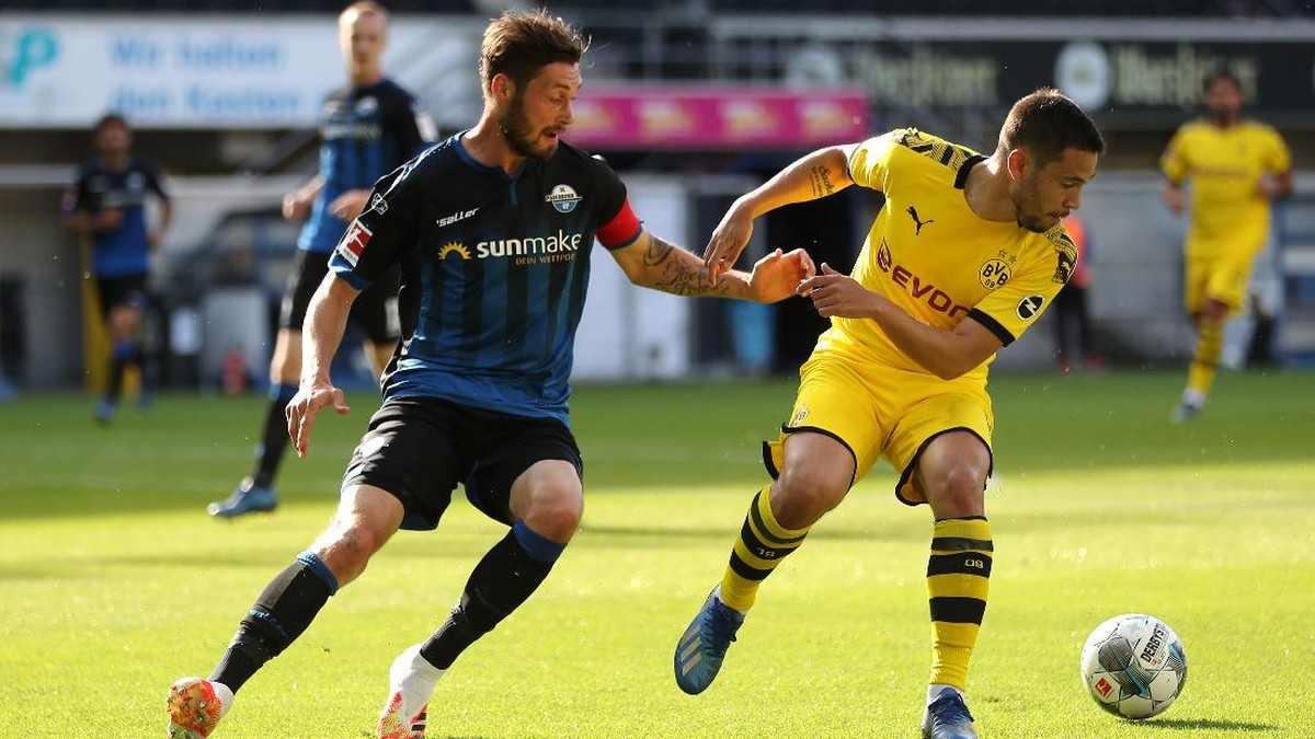 FOTO: Pesta Gol di Paderborn vs Dortmund