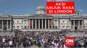 VIDEO: Unjuk Rasa Protes Kematian George Di London