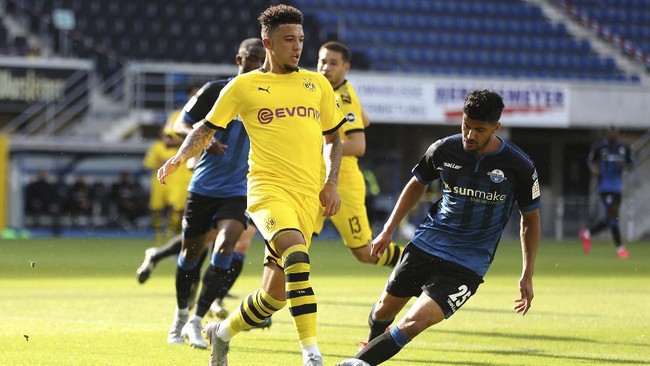 MU sangat dekat untuk mencapai kesepakatan dengan Dortmund yang mematok harga 108 juta poundsterling untuk Jadon Sancho.