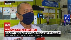 VIDEO: Pedoman New Normal Penumpang Kereta Jarak Jauh