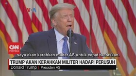 VIDEO: Trump Akan Kerahkan Militer Hadapi Perusuh