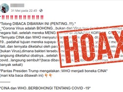 Viral Hoax Corona Disebut karena Bakteri, Bisa Sembuh Pakai Antibiotik