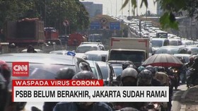 VIDEO: PSBB Belum Berakhir, Jakarta Sudah Ramai