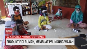 VIDEO: Produktif di Rumah, Membuat Pelindung Wajah