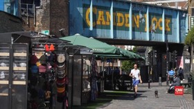VIDEO: Kios Makanan di Camden Market Kembali Ramai Pembeli