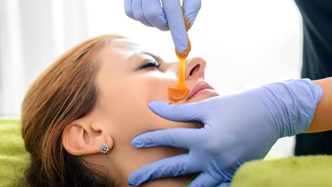 waxing wajah