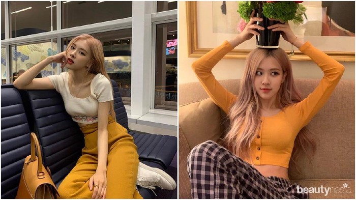 8 Potret Cantik Rose BLACKPINK Tampil dengan Outfit Penuh Warna