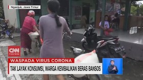 VIDEO: Tak Layak Konsumsi, Beras Bansos Dikembalikan Warga
