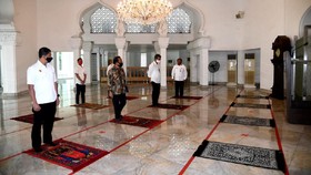 Masjid di Istana Kembali Gelar Salat Jumat Berjemaah