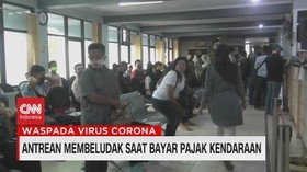 VIDEO: Antrean Bayar Pajak Kendaraan & Urus SIM Membludak