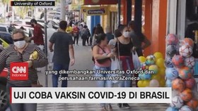 VIDEO: Uji Coba Vaksin Covid-19 di Brasil