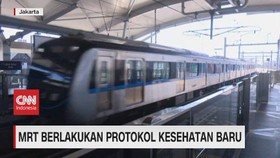 VIDEO: MRT Berlakukan Protokol Kesehatan Baru