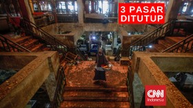 VIDEO: Tiga Pasar di Semarang Ditutup Sementara