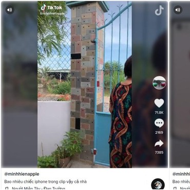 Bikin Rakyat Jelata Menjerit, Tembok Pagar Rumah Ini Gunakan Tumpukan iPhone