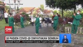 VIDEO: 16 Pasien Covid-19 di Jatim Dinyatakan Sembuh