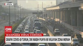 VIDEO: DKI Masih Punya 66 Wilayah Zona Merah Covid-19