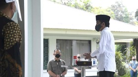 Jakarta PSBB Lagi, Jokowi Salat Jumat di Masjid Istana Bogor