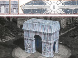 Warisan Terakhir Christo, Arc de Triomphe Akan Dibungkus Kain Biru