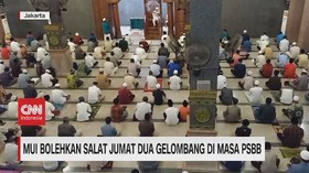 VIDEO: MUI Bolehkan Salat Jumat 2 Gelombang di Masa PSBB