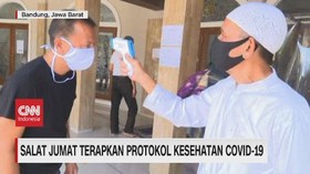 VIDEO: Salat Jumat Terapkan Protokol Kesehatan Covid-19