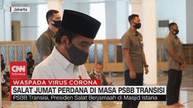 VIDEO: Salat Jumat Perdana di Masa PSBB Transisi