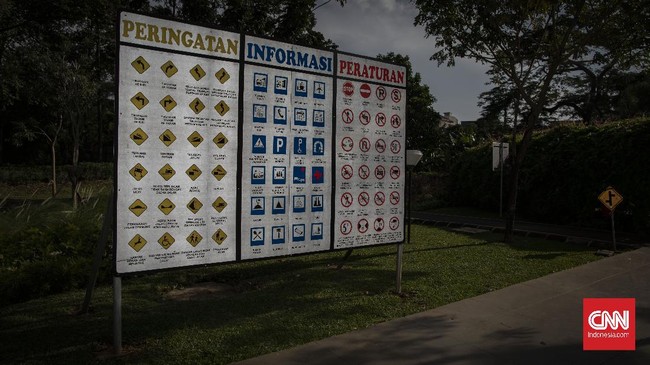 FOTO: Sunyi di Wisata Edukasi Taman Lalu Lintas