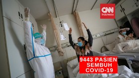 VIDEO: 9.443 Pasien Covid-19 di Indonesia Sembuh