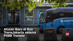 VIDEO: Aturan Baru Naik TransJakarta Selama PSBB Transisi