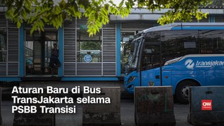 VIDEO: Aturan Baru Naik TransJakarta Selama PSBB Transisi
