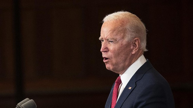 Democratic presidential candidate, former Vice President Joe Biden speaks in Philadelphia, Tuesday, June 2, 2020. (AP Photo/Matt Rourke)
