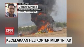 VIDEO: Helikopter TNI AD Jatuh di Kawasan Industri Kendal