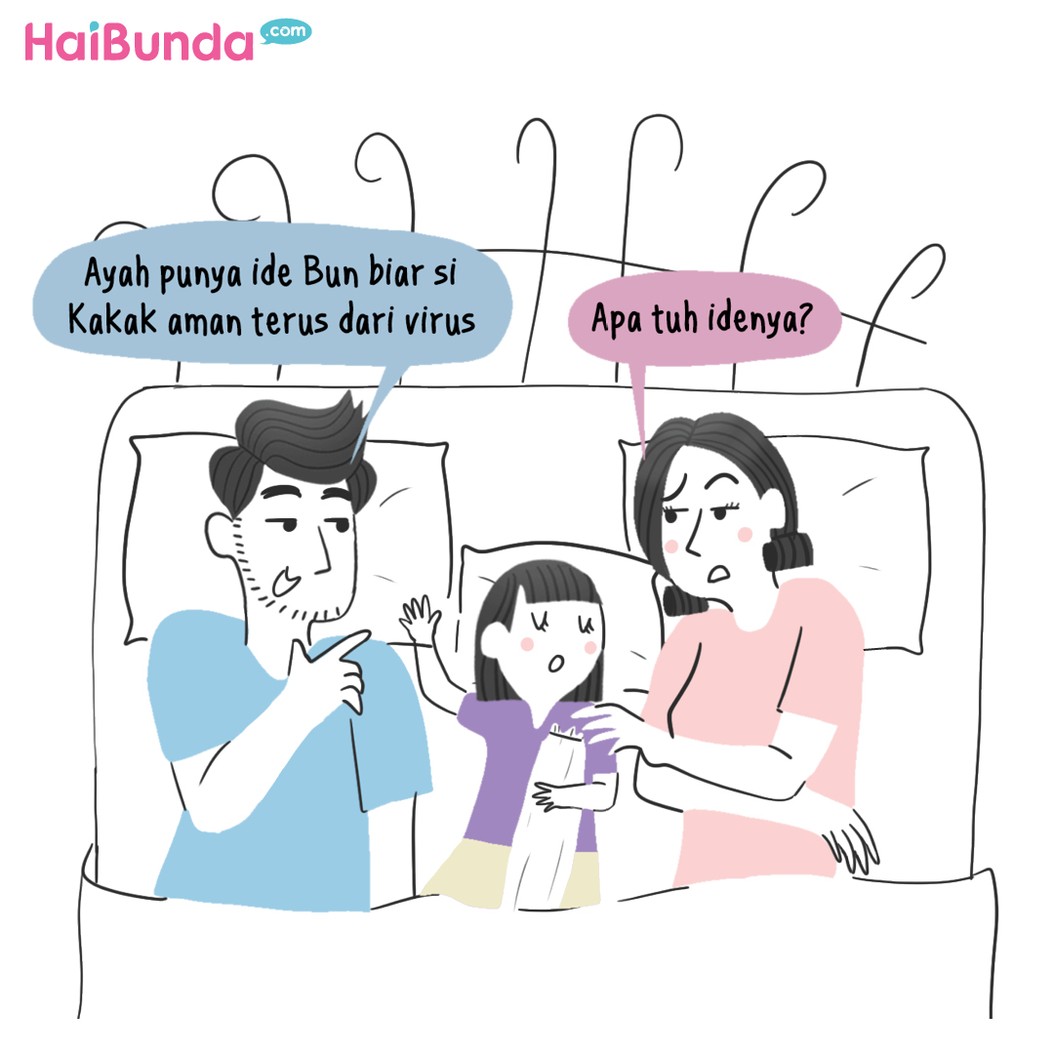 Komik Bunda: Deg-degan Kakak Mulai Masuk Sekolah