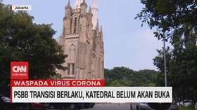 VIDEO: PSBB Transisi Berlaku, Katedral Belum Akan Buka