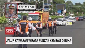 VIDEO: Jalur Kawasan Wisata Puncak Kembali Dibuka