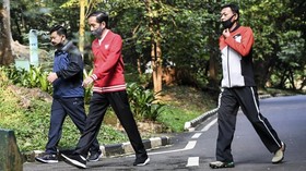 Olahraga di Istana Bogor, Jokowi Ajak Rakyat Jaga Kesehatan
